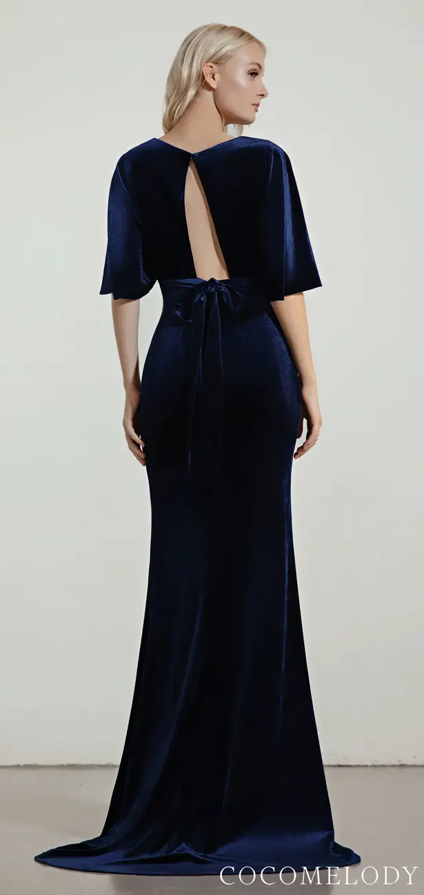 Velvet Bridesmaid Dress Trends by Cocomelody 2020