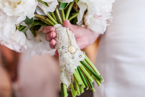 Wedding Bouquet Wrap- Heather Durham Photography