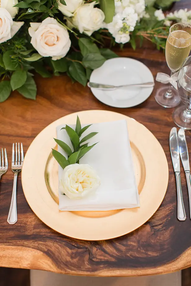 Chic Wedding Place Setting - Theresa Bridget Photography