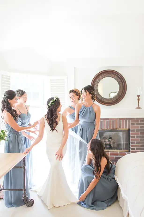 boho wedding bridesmaids - Theresa Bridget Photography