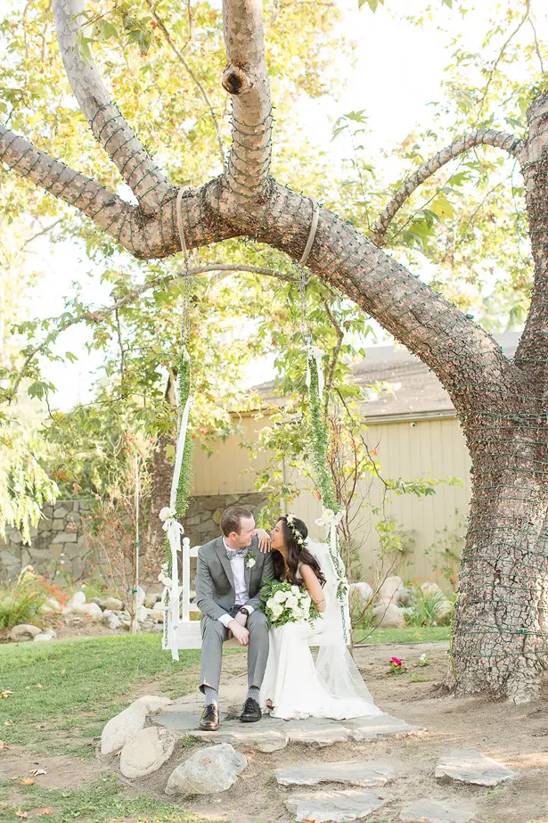 boho wedding swing - Theresa Bridget Photography