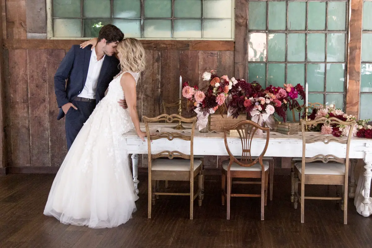 Vintage Wedding Style in an Industrial Space - Photography: Szu Designs, Inc