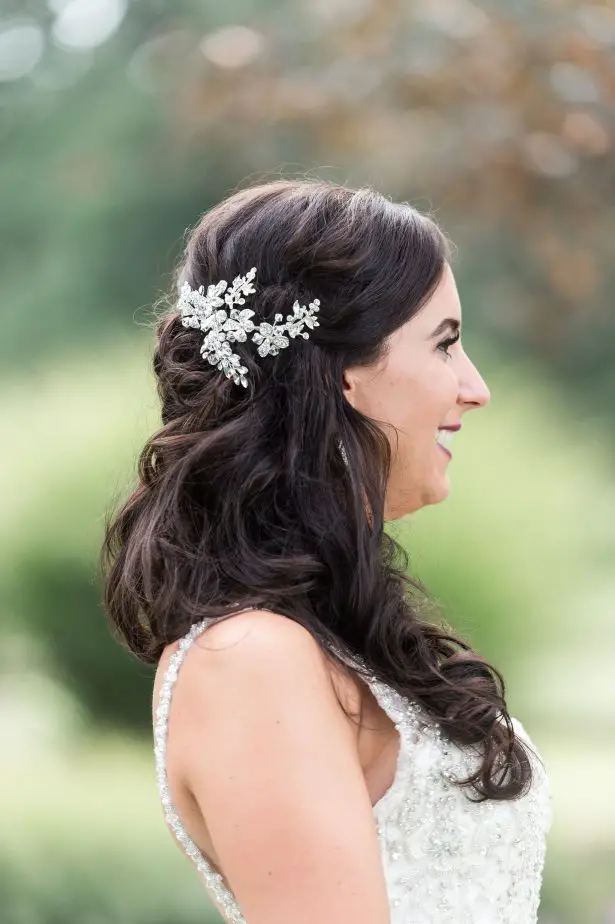 Wedding Day hair with loose curls - Lynne Reznick Photography