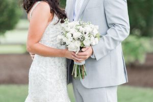 White wedding bouquet - - Lynne Reznick Photography