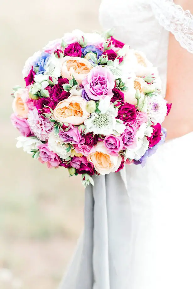 Colorful classic wedding bouquet - Lauryn Kay Photography Colorful classic wedding bouquet - Lauryn Kay Photography