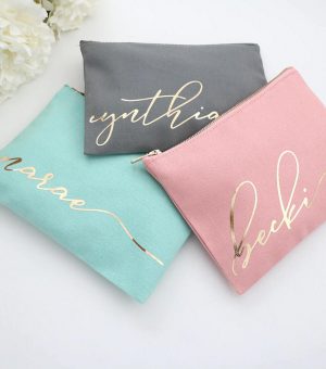 Cosmetic bags - Fabulous Bridesmaid Gift Ideas Your Besties Will Love