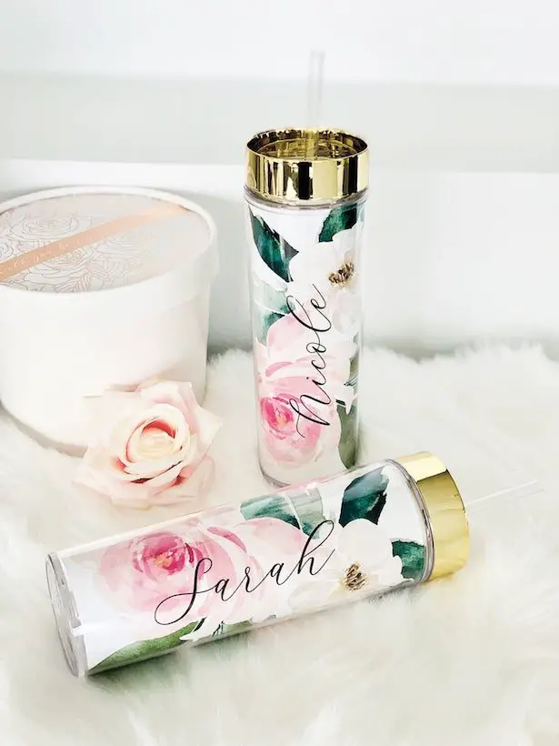 Personalized Tumblers - Fabulous Bridesmaid Gift Ideas Your Besties Will Love