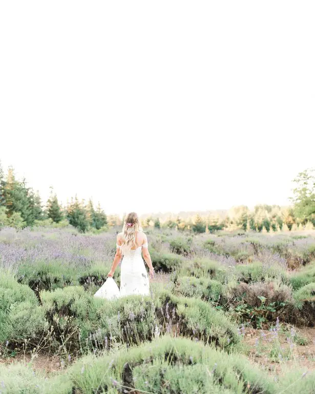 Romantic Wedding Inspiration in a Lavender Field - Lauryn Kay Photography