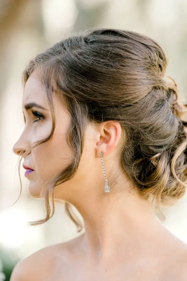 Bridal hair and makeup - Photography: Hi Volt Studios