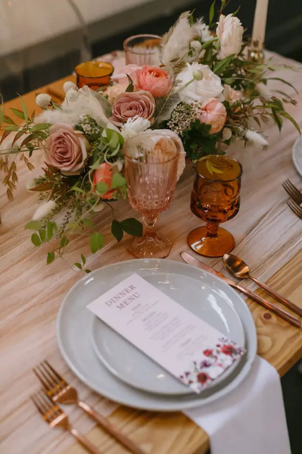 Fall Wedding centerpiece - Andrea Zajonc Photography