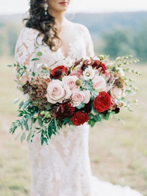 Fall Wedding Bouquet - 011. Rachel Red Photography