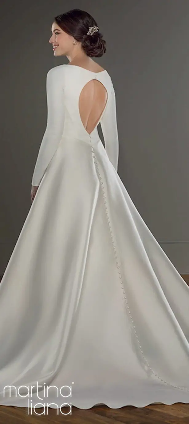Long sleeves wedding dress - Martina Liana Style 1157A3