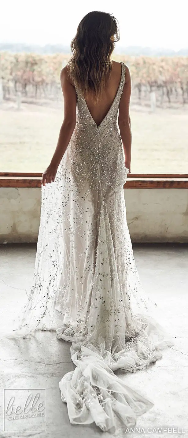 Anna Campbell 2020 Wedding Dress Lumiére Bridal Collection - Indigo Empress Beige