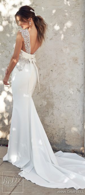 Anna Campbell 2020 Wedding Dress Lumiére Bridal Collection - Athena Crepe