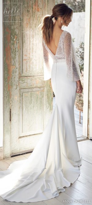 Anna Campbell 2020 Wedding Dress Lumiére Bridal Collection - Bridget Topper with Darcy Separate Skirt