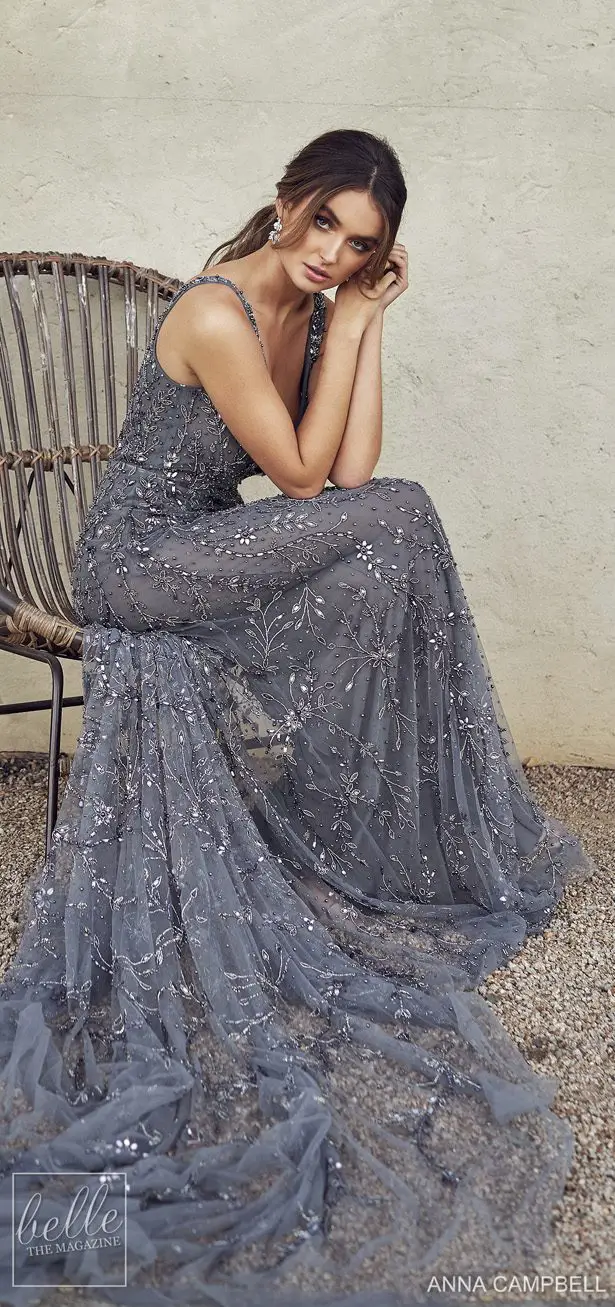 Anna Campbell 2020 Wedding Dress Lumiére Bridal Collection - Indigo Midnight Empress