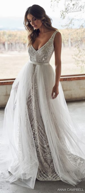 Anna Campbell 2020 Wedding Dress Lumiére Bridal Collection - Lexi Empress with Zoe Overskirt