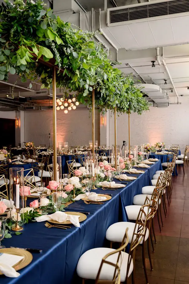 Long wedding tablescape - Jenny DeMarco Photography