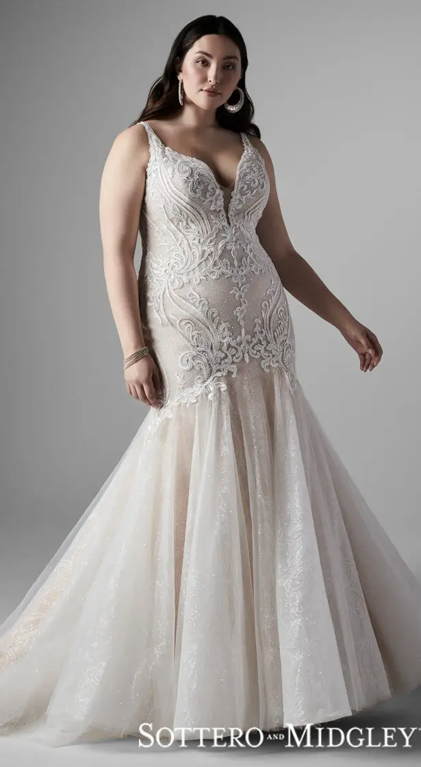 wedding dresses for larger brides