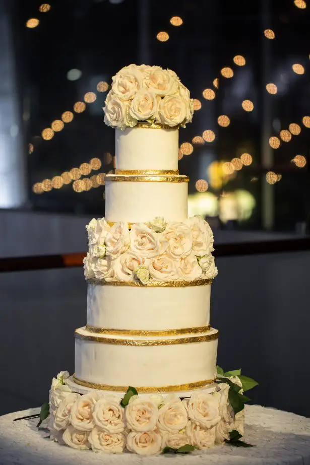 White luxury wedding cake - Rafal Ostrowski Photography