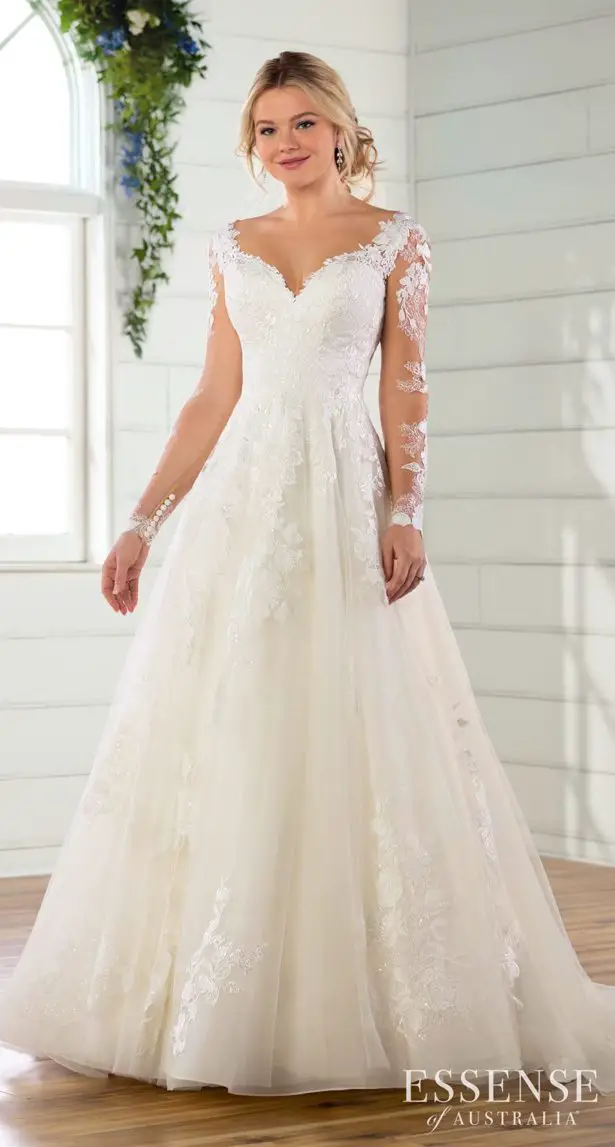 Bridal Dresses With Sleeves Sale, 59 ...