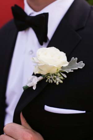Groom wedding boutonniere - Soul Creations Photography
