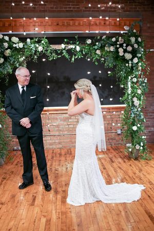 Father daughter wedding first look - Soul Creations Photography