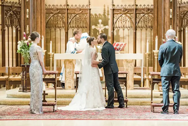Church Wedding Ceremony -Photo by Stephanie Kase Photography