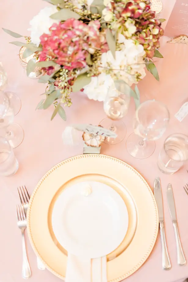Wedding Place setting -Photo by Stephanie Kase Photography