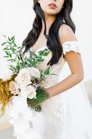 Boho Wedding Bouquet - Allure Bridals - Sparrow and Gold Photography