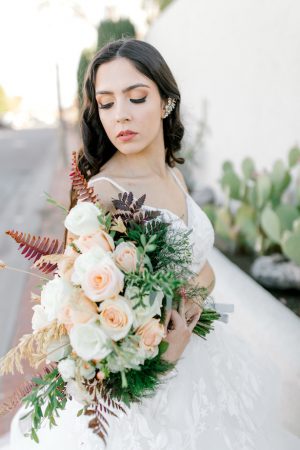 Boho wedding bouquet - Allure Bridals- Sparrow and Gold Photography