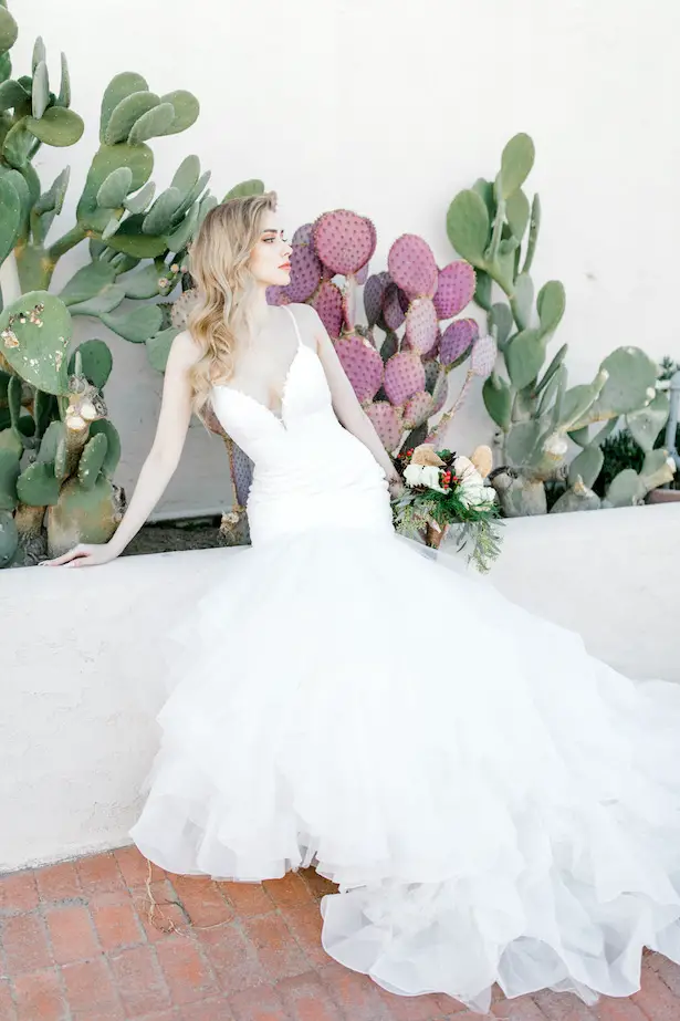 Mermaid wedding dress by Allure Bridals - Sparrow and Gold Photography