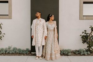 Epic Indian wedding attire for bride and groom- Foolishly Rushing In Photography
