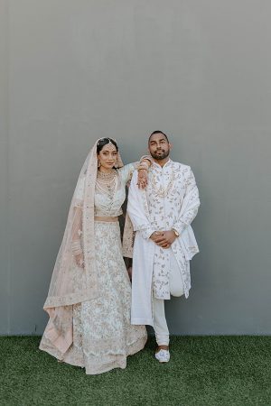 Epic Indian wedding attire for bride and groom- Foolishly Rushing In Photography