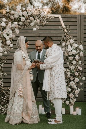 Romantic indian wedding ceremony- Foolishly Rushing In Photography