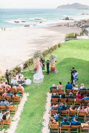 Cabo Destination Wedding overlooking the ocean - Photography: JBJ Pictures