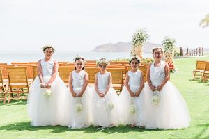 Flower girls with flower crowns and tulle dresses - Photography: JBJ Pictures