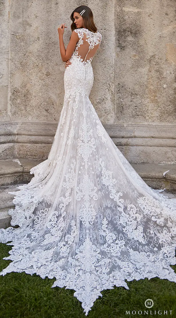 Moonlight Bridal Collection Spring 2021 Wedding Dress -H1468