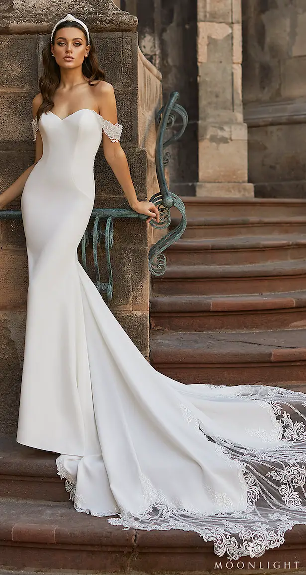 Moonlight Bridal Collection Spring 2021 Wedding Dress -J6817