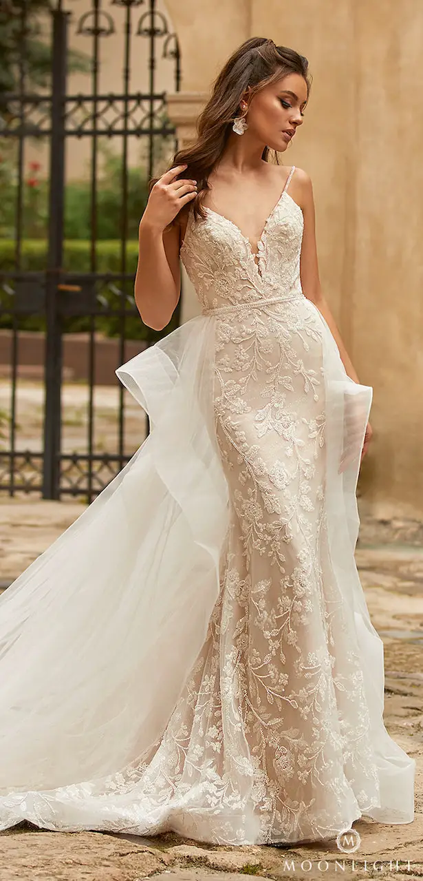 Moonlight Bridal Collection Spring 2021 Wedding Dress -J6820