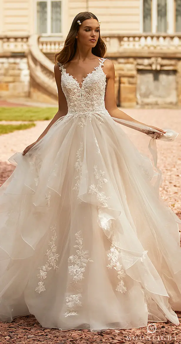 Moonlight Couture Spring 2021 Wedding Dress -H1465