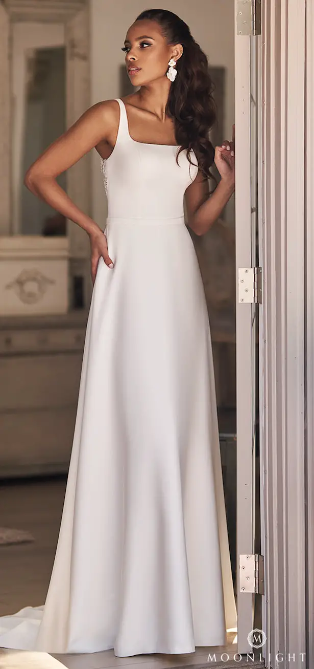 Wedding Dress Trends 2021 Featuring Moonlight Bridal Spring 2021 Laptrinhx News 