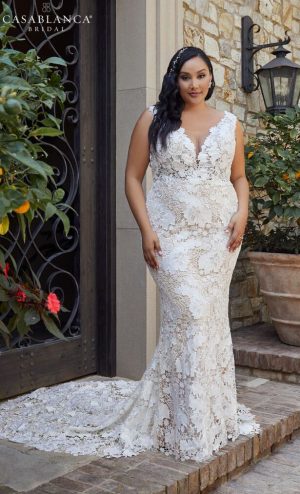 Casablanca Bridal Plus Size Wedding Dresses Spring 2020 - Style 2443 Elisha