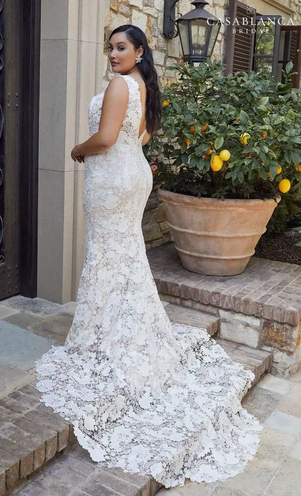 Casablanca Bridal Plus Size Wedding Dresses Spring 2020 - Style 2443 Elisha