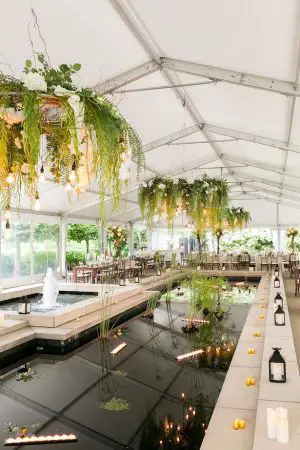 Botanical garden tented wedding reception - Photography: Emilia Jane