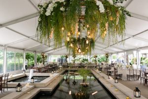 Botanical gardens tent wedding reception - Photography: Emilia Jane