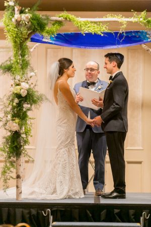Jewish indoor wedding ceremony chuppa - ARTE DE VIE Photography