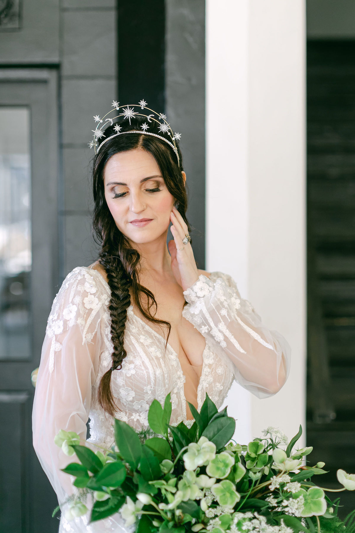 Celestial boho Bridal look - Lily Tapia Photography