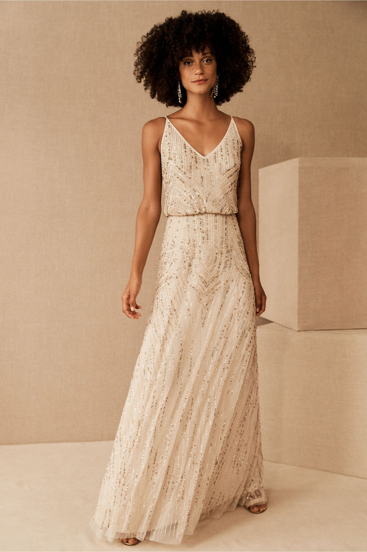 Fidelia Beaded Maxi Bridesmaid Dress - Shop 2