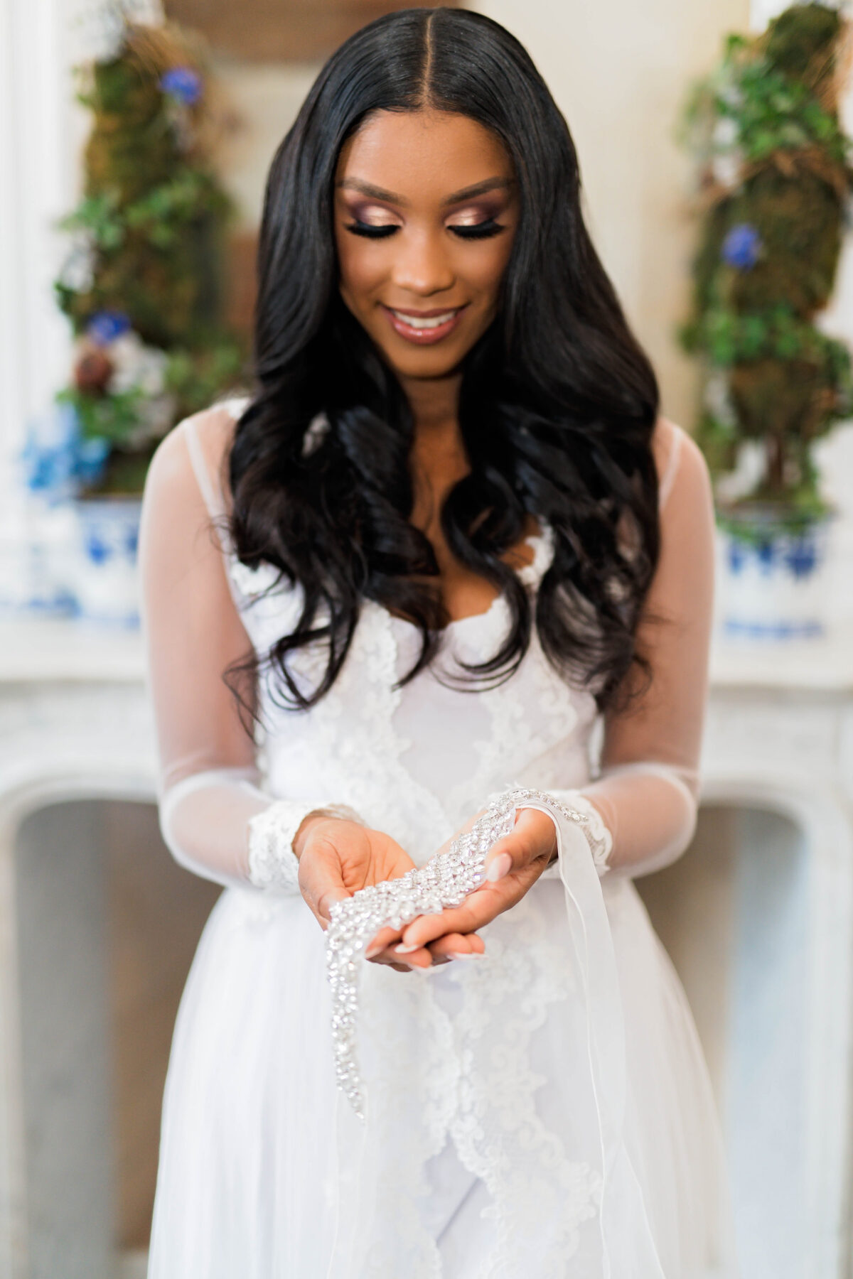 Glamorous African American Bride - Photography: Pharris Photos